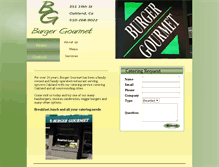 Tablet Screenshot of burgergourmet.net